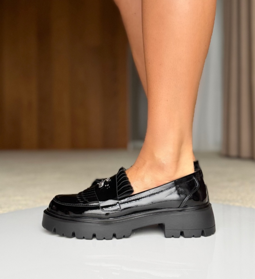 Pantofi Casual Trevy Negri - Img 10