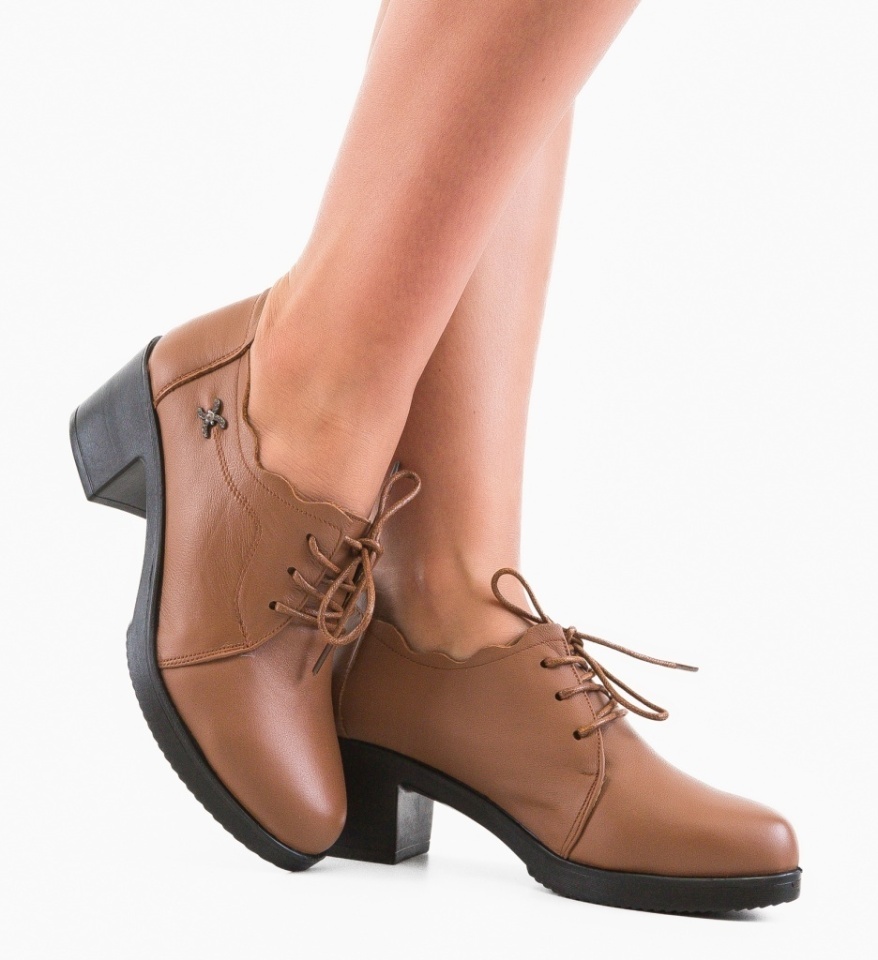 Pantofi Casual Tyborc Camel - Img 6