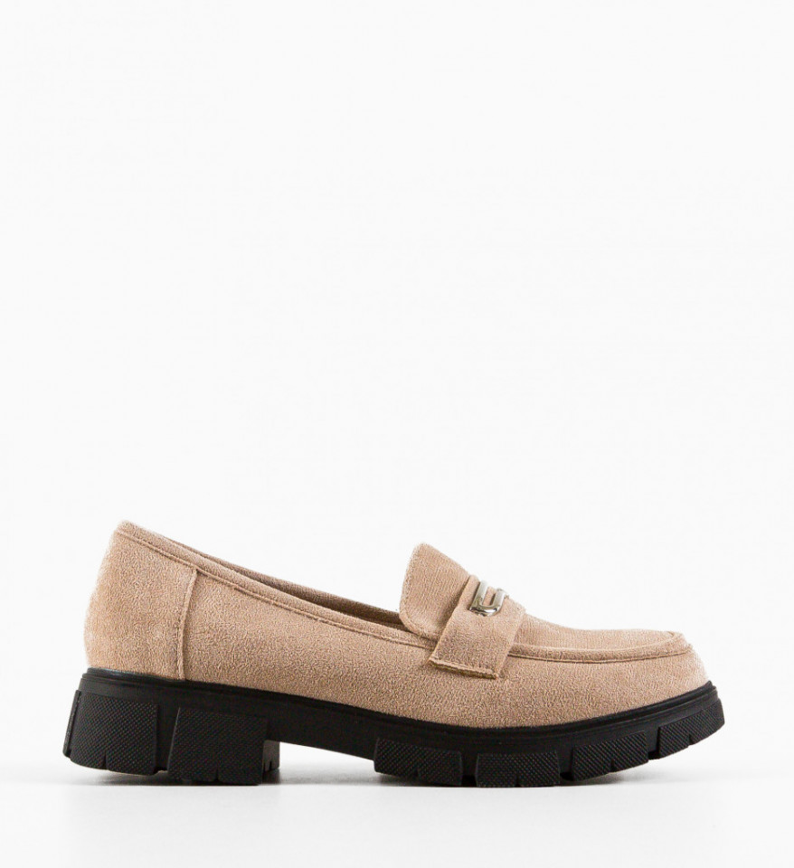 Pantofi casual Tynos Bej - Img 2