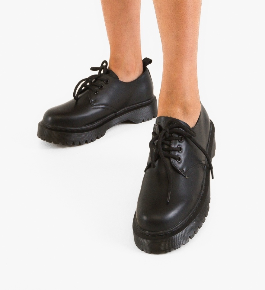 Pantofi Casual Uchen Negri - Img 6