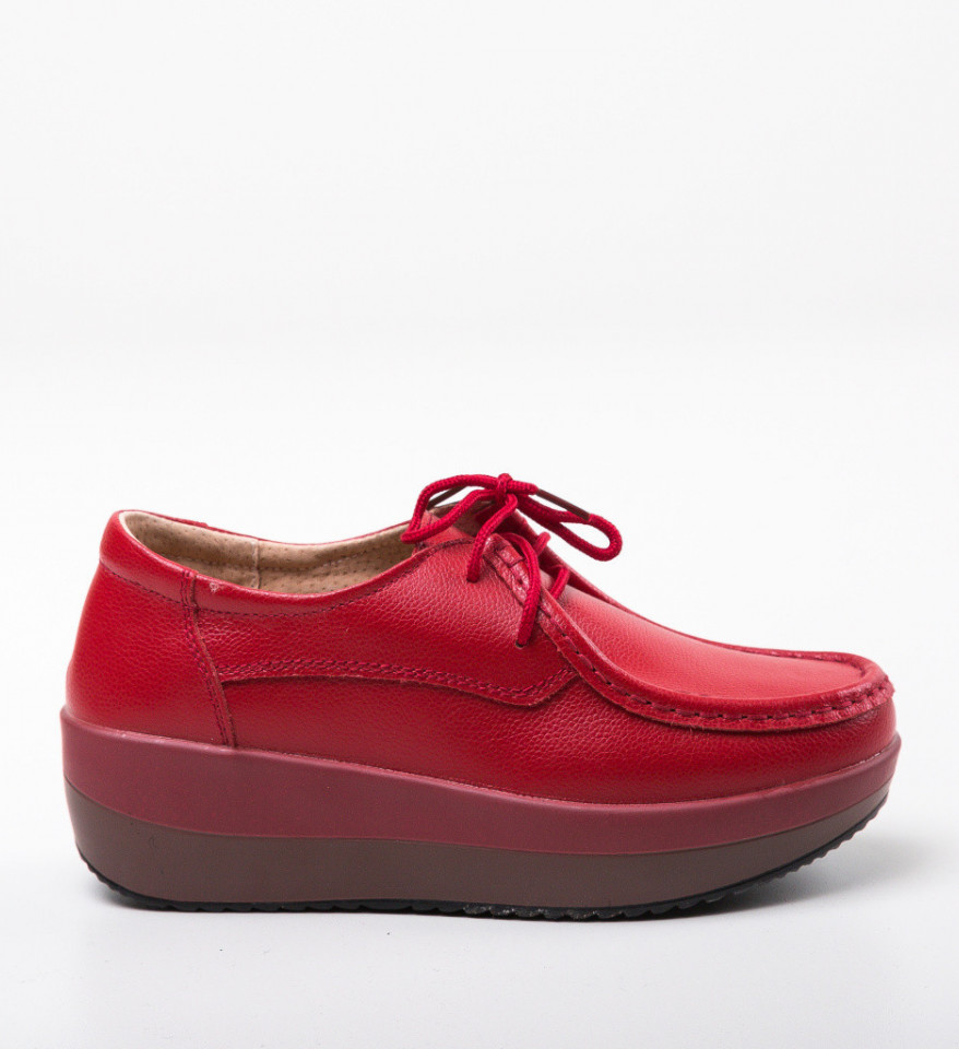 Pantofi Casual Vlasta Rosii - Img 2