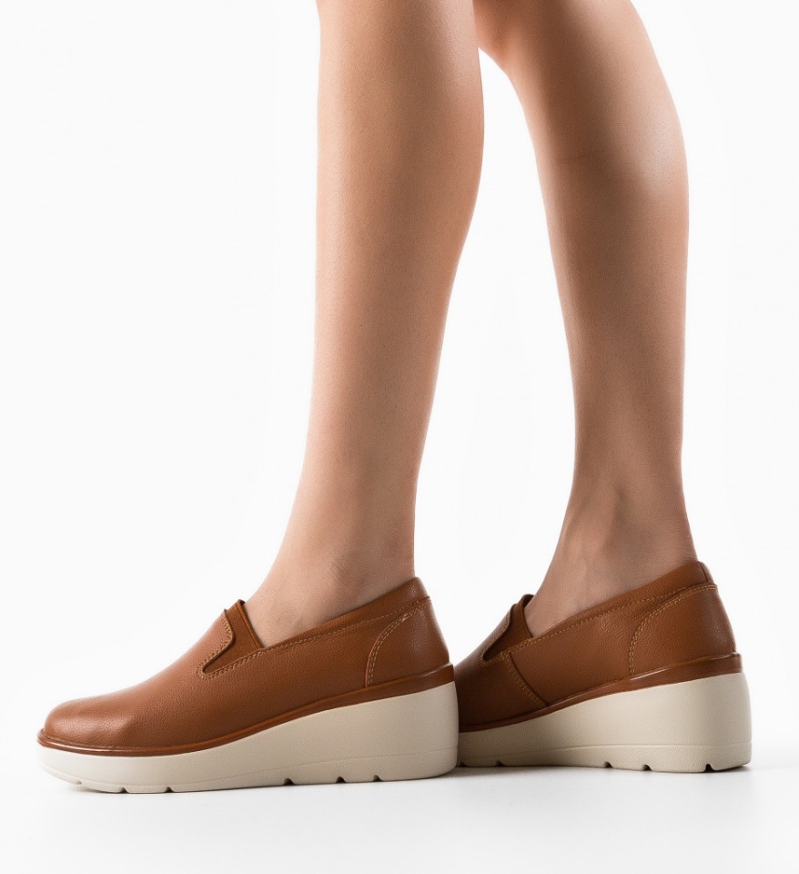 Pantofi Casual Yanam Camel - Img 6