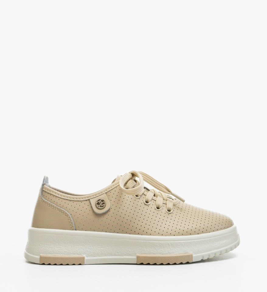 Pantofi Casual Ygrysha Bej - Img 14