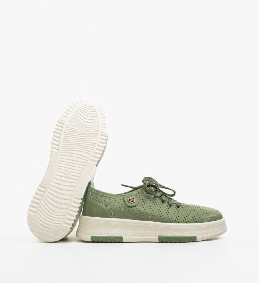 Pantofi Casual Ygrysha Verzi - Img 3