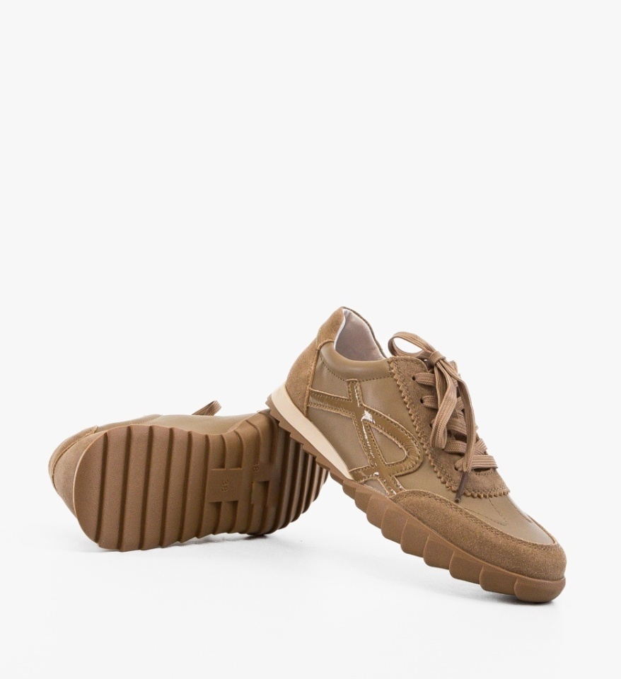 Pantofi Casual Ynun Khaki - Img 4
