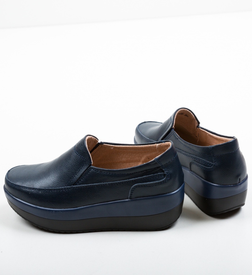 Pantofi Casul Freeman Bleumarin - Img 14
