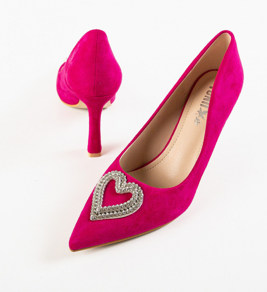 Pantofi cu toc Aquazar Fuchsia - Img 3