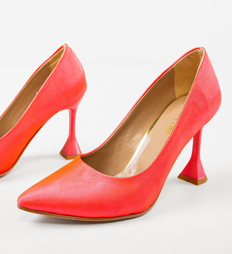 Pantofi cu toc Reaz Fuchsia - Img 2