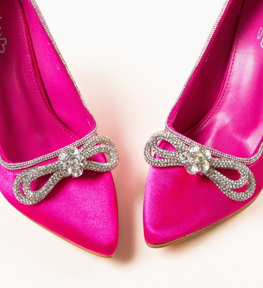 Pantofi cu toc Reytar Fuchsia - Img 6