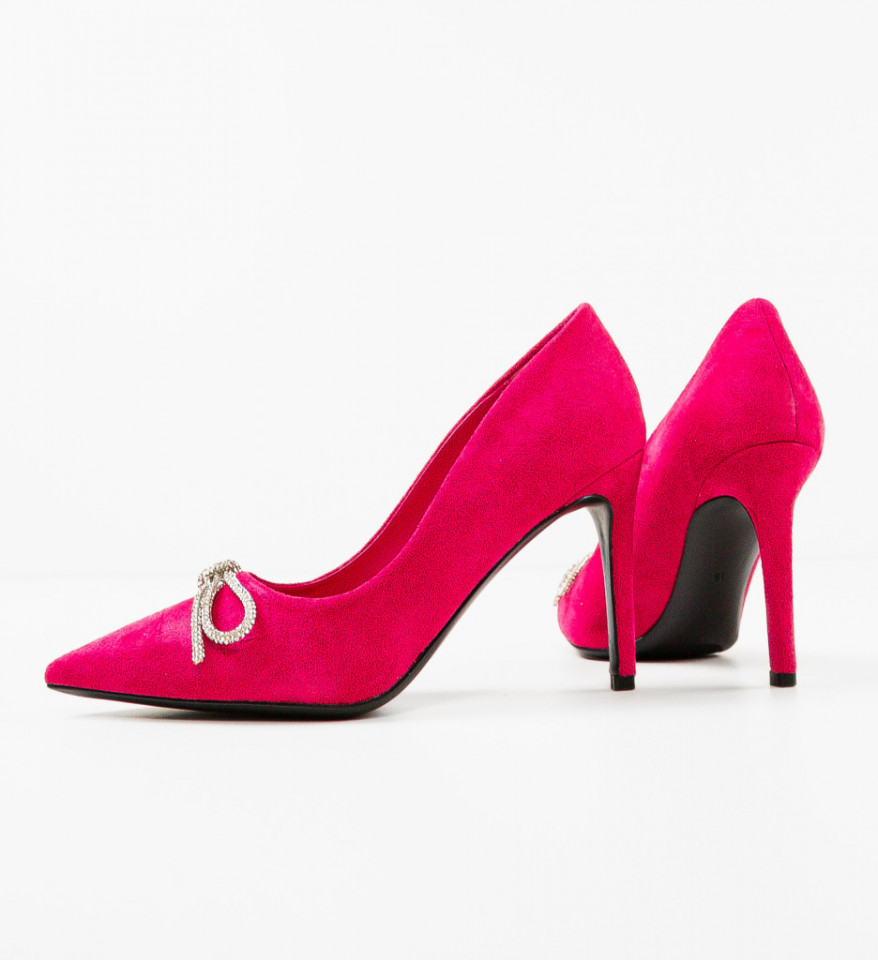 Pantofi cu toc Tarsay Fuchsia - Img 2