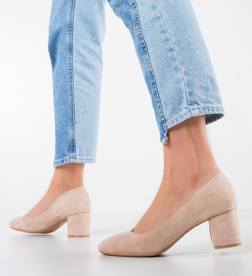 Pantofi Dalex Nude - Img 4