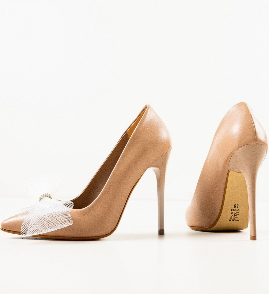 Pantofi dama Apollo Bej - Img 2