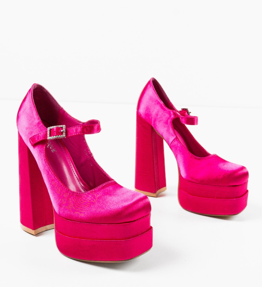 Pantofi dama Appro Fuchsia - Img 10