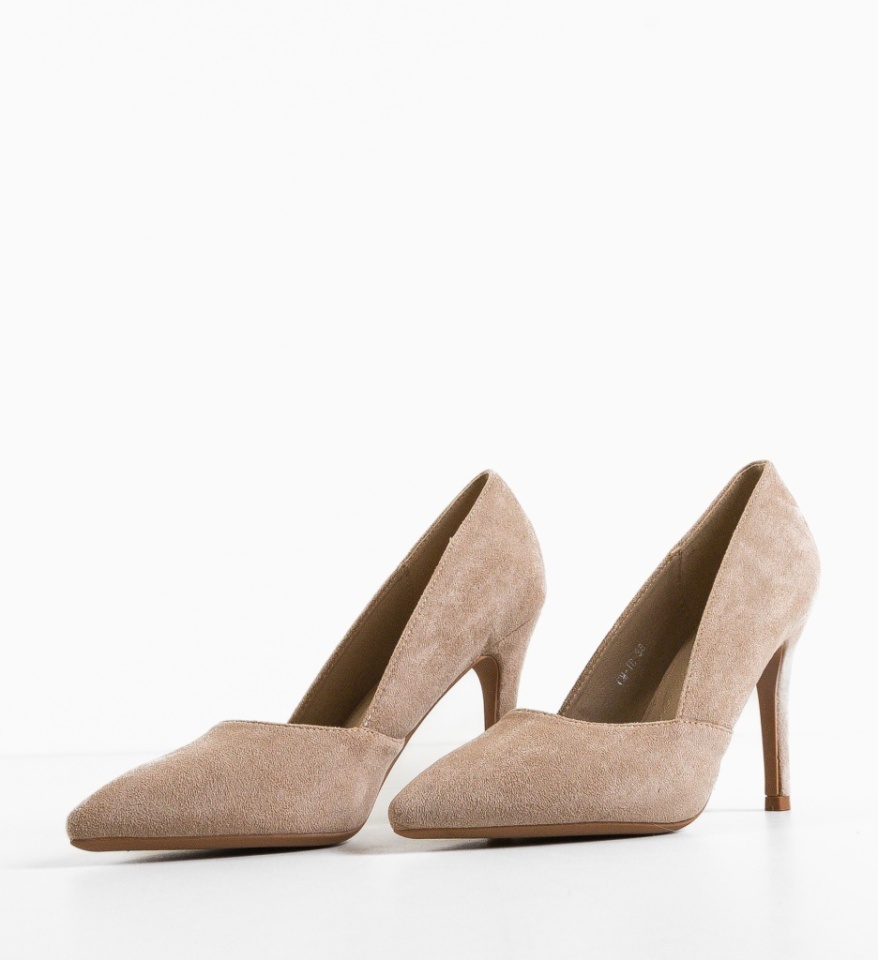 Pantofi dama Araj Bej - Img 2