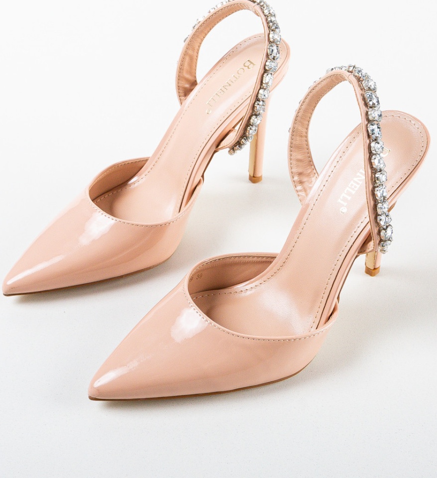 Pantofi dama Bleom Nude - Img 4