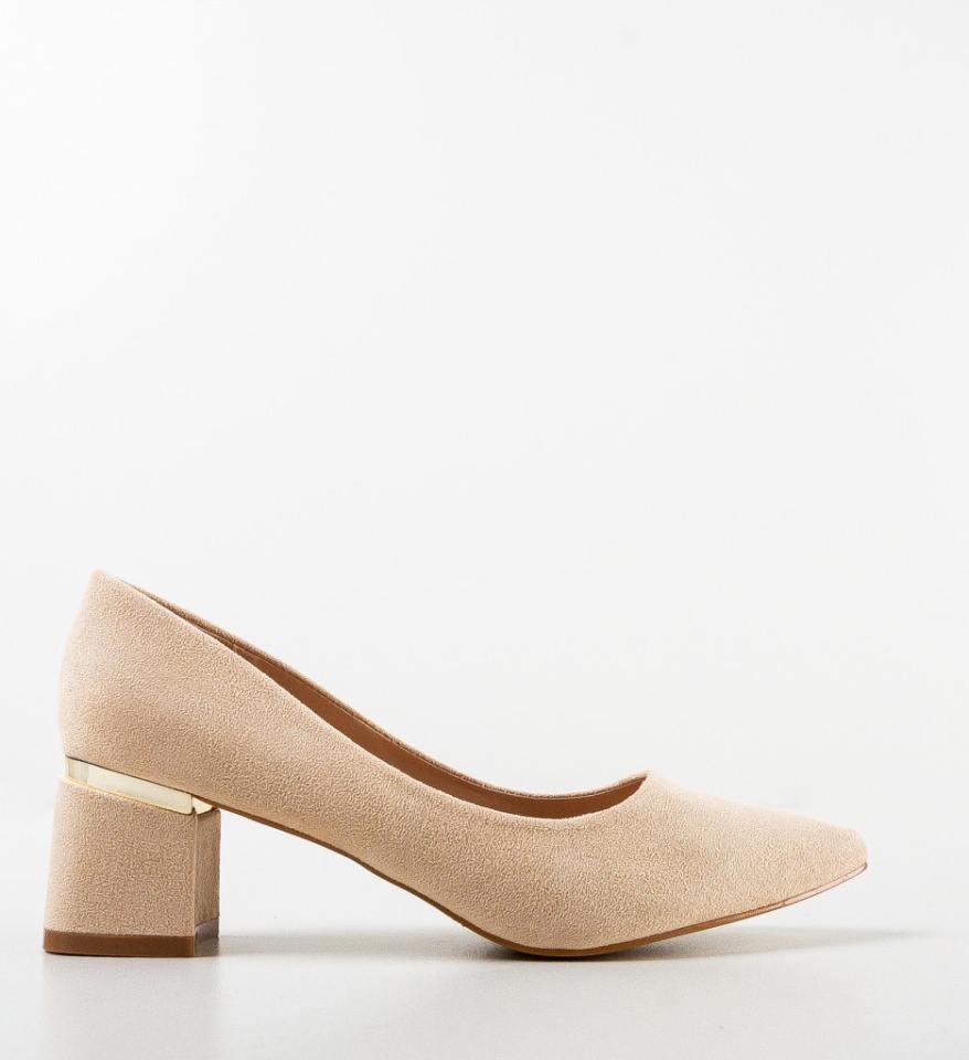 Pantofi dama Brandy Bej - Img 7