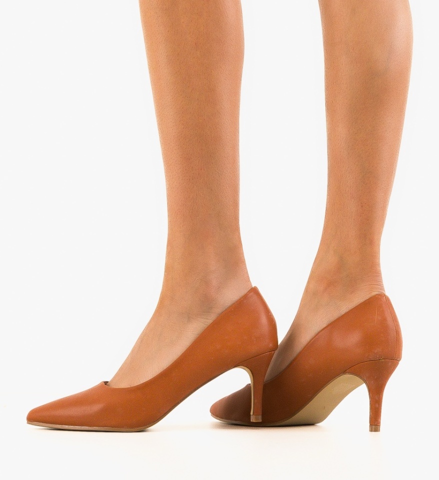 Pantofi dama Cheloo Camel - Img 4