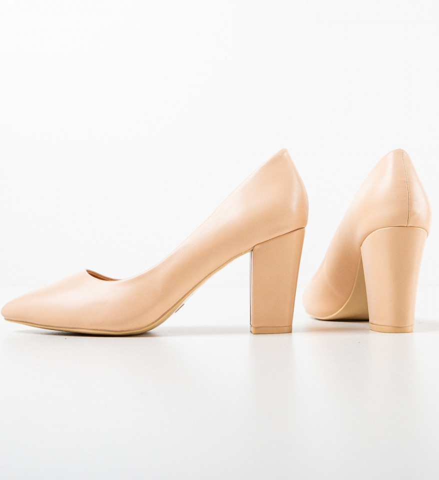 Pantofi dama Currie Bej - Img 2