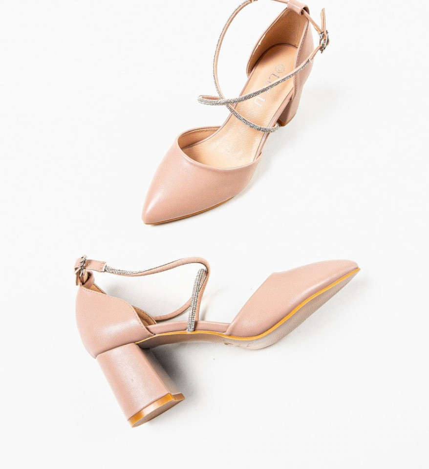 Pantofi dama Dorol Nude - Img 4
