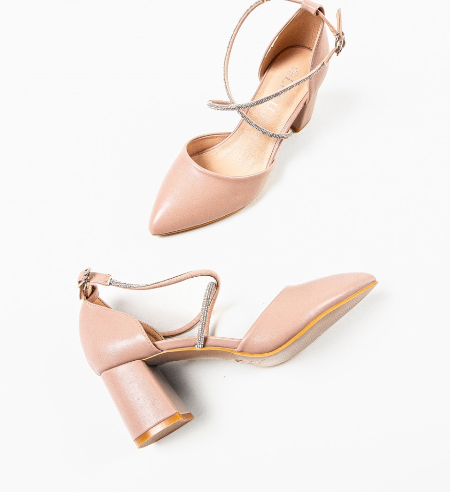 Pantofi dama Dorol Nude - Img 4
