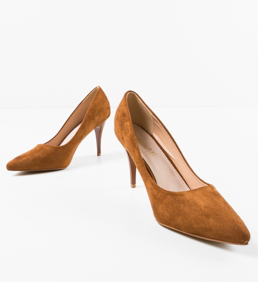 Pantofi dama Erife Camel - Img 10