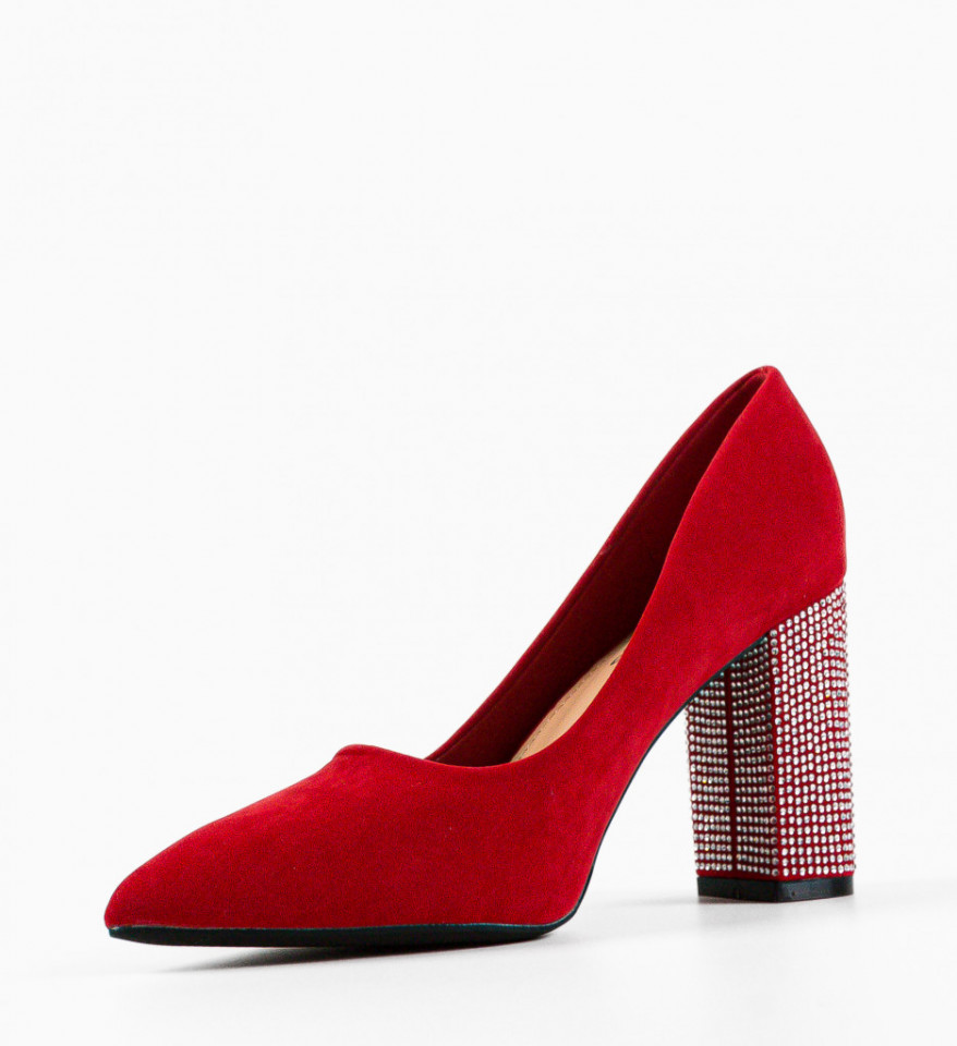 Pantofi dama Evely Rosii - Img 4