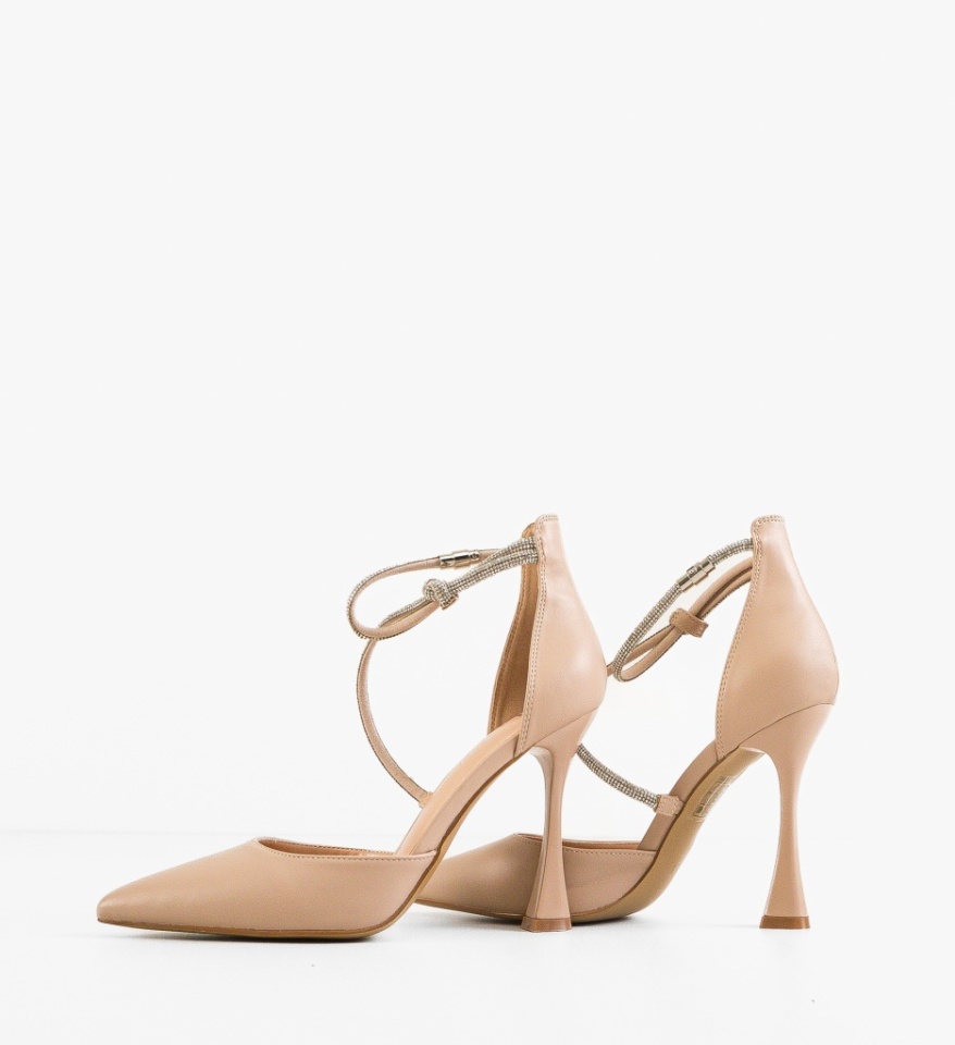 Pantofi dama Fatima Bej - Img 2