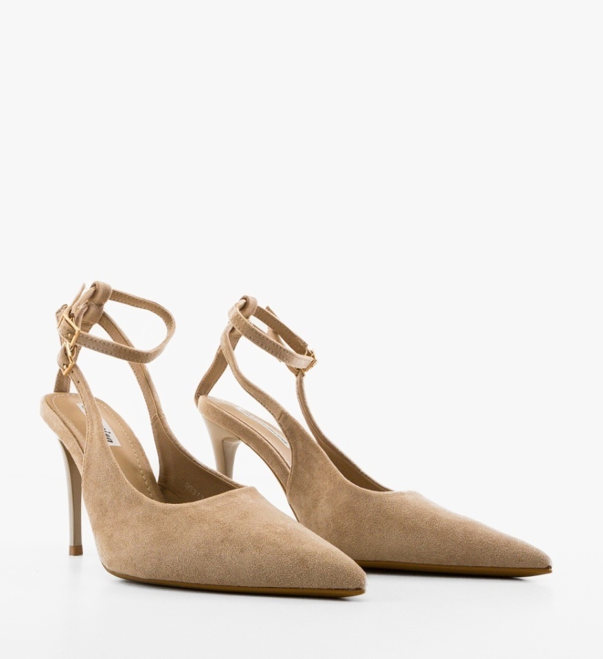 Pantofi dama Fermin Khaki - Img 4