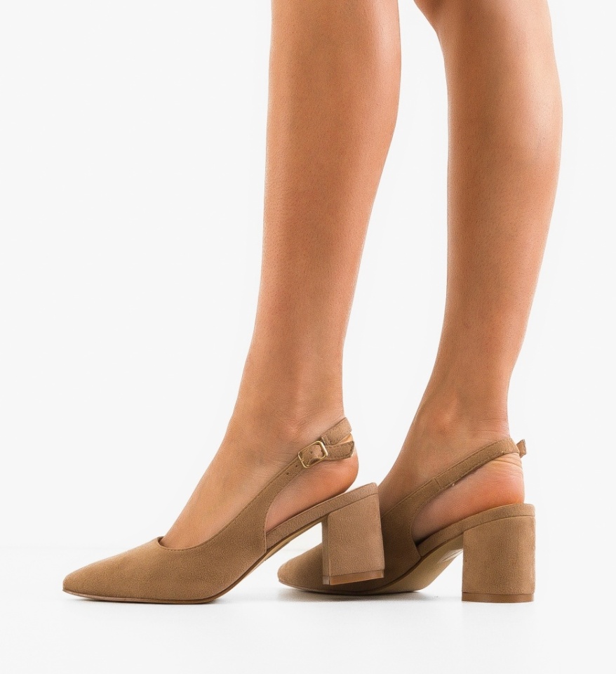 Pantofi dama Gally Khaki - Img 6