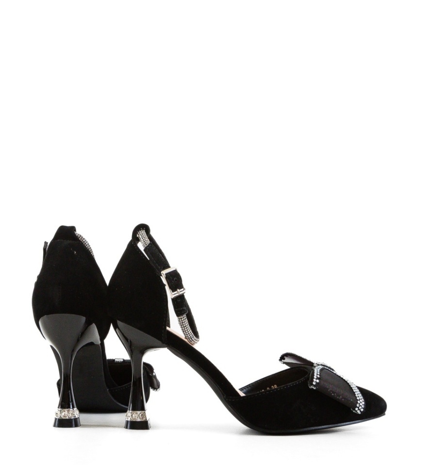 Pantofi dama Glovy Negri - Img 3