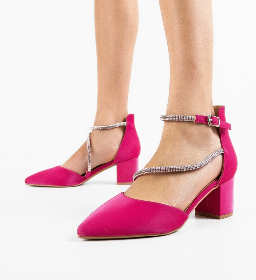 Pantofi dama Haari Fuchsia - Img 5