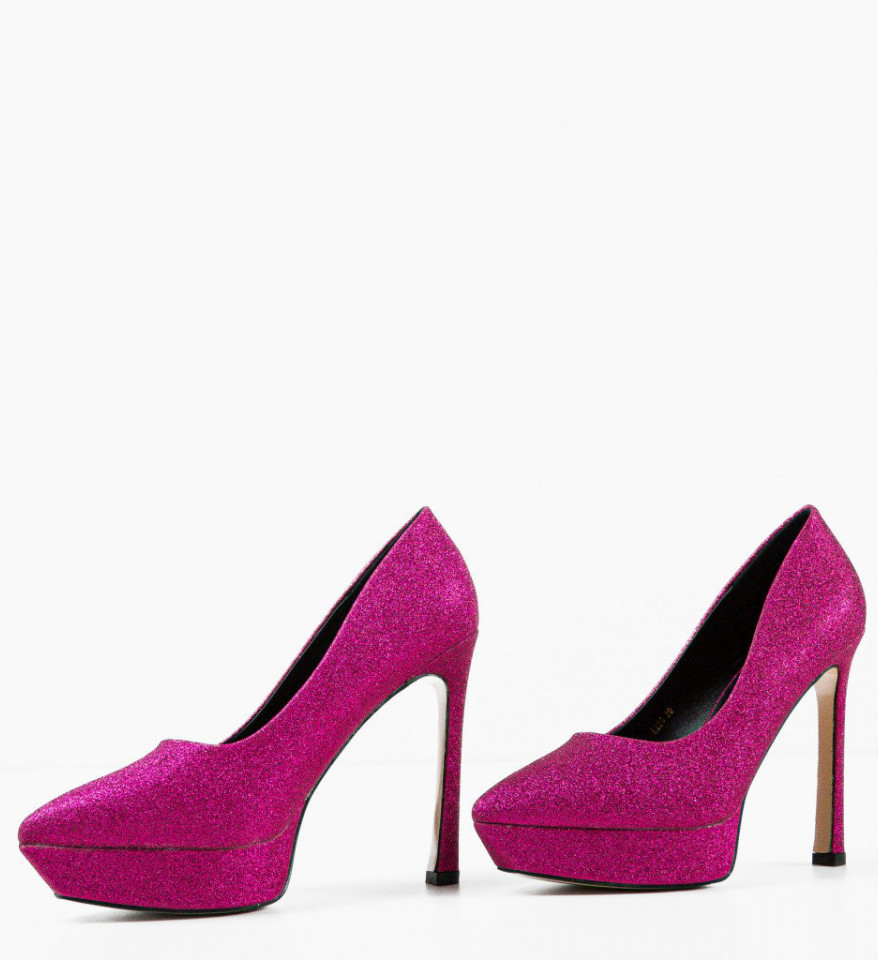 Pantofi dama Herman Fuchsia - Img 3