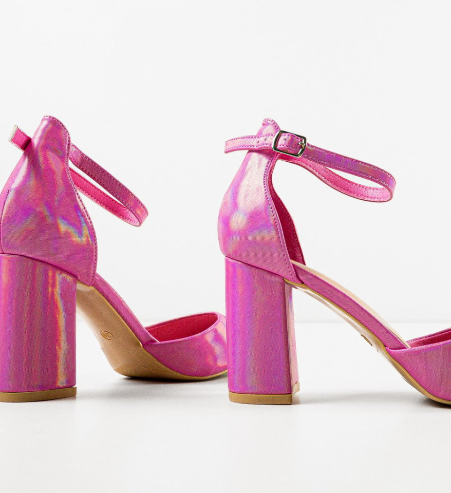 Pantofi dama Hugo Fuchsia - Img 4