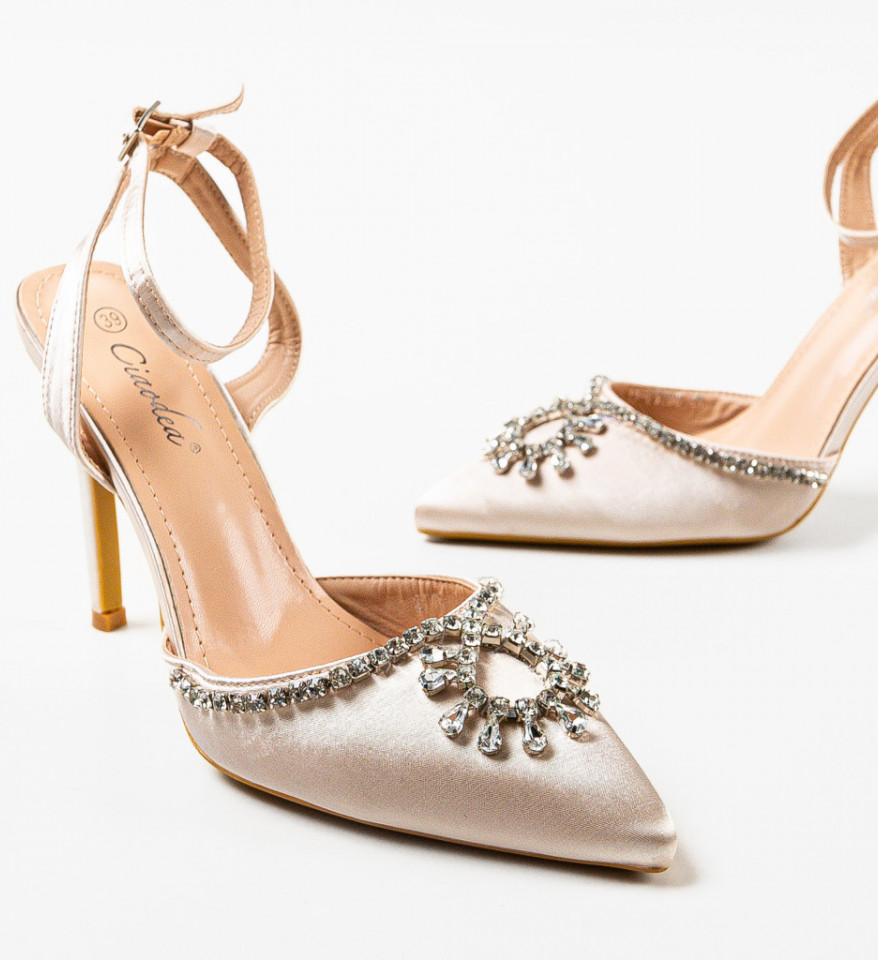 Pantofi dama Kaitlyn Bej - Img 3