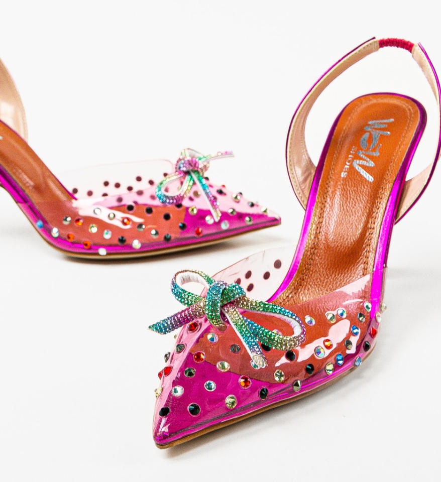 Pantofi dama Karambol Fuchsia - Img 9
