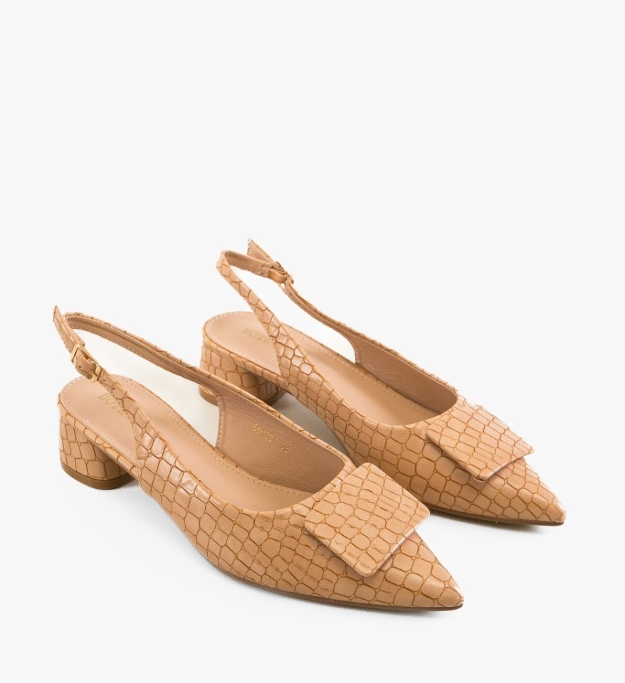 Pantofi dama Lekena Bej - Img 3