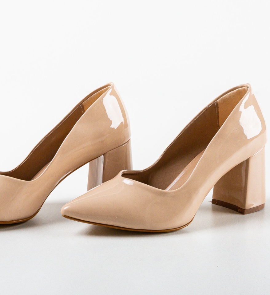 Pantofi dama Lilly Nude - Img 8
