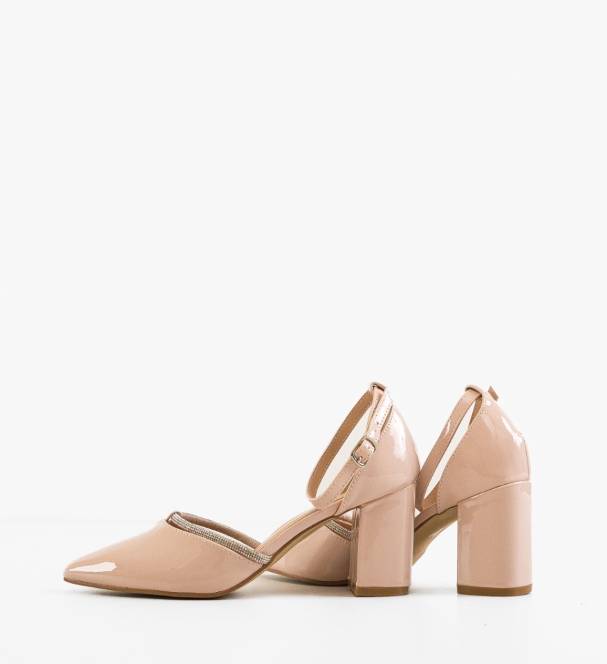 Pantofi dama Lynes Bej - Img 2