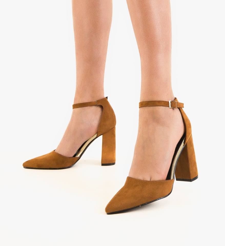 Pantofi dama Melisa Camel - Img 5