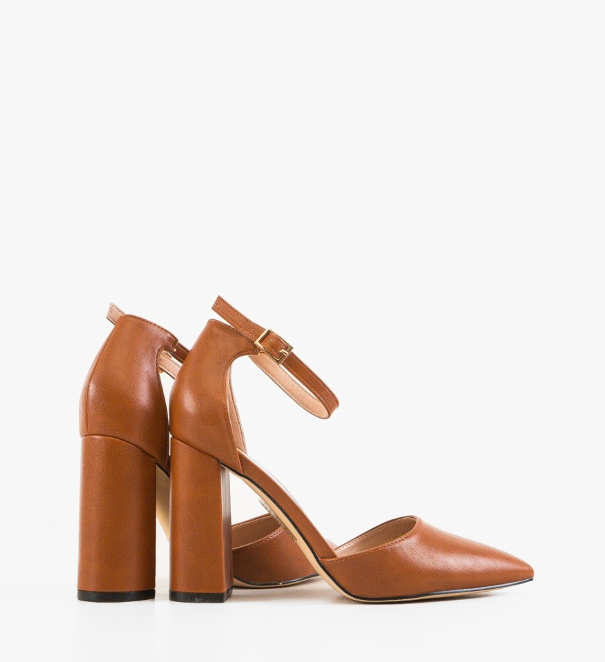 Pantofi dama Saira Camel - Img 4