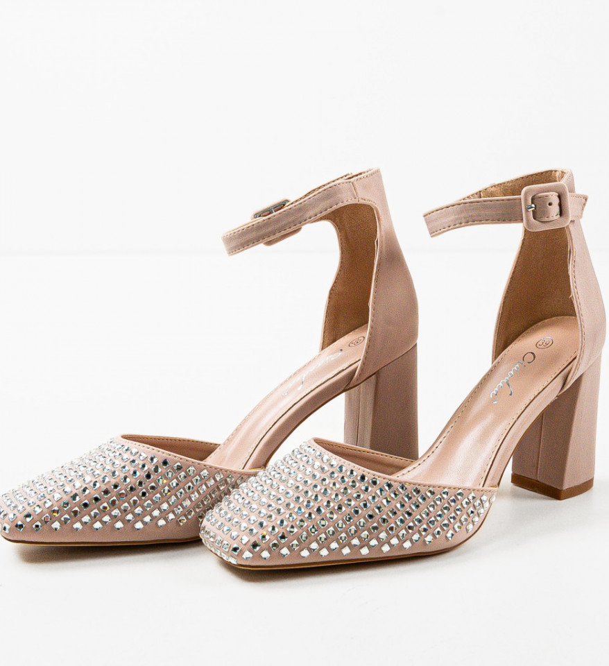 Pantofi dama Seymour Bej - Img 3