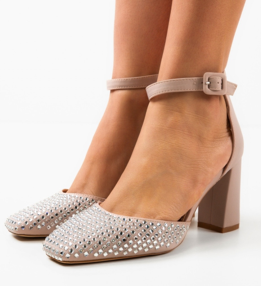 Pantofi dama Seymour Bej - Img 4