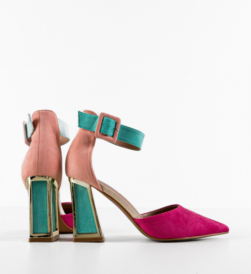 Pantofi dama Watso Fuchsia - Img 3
