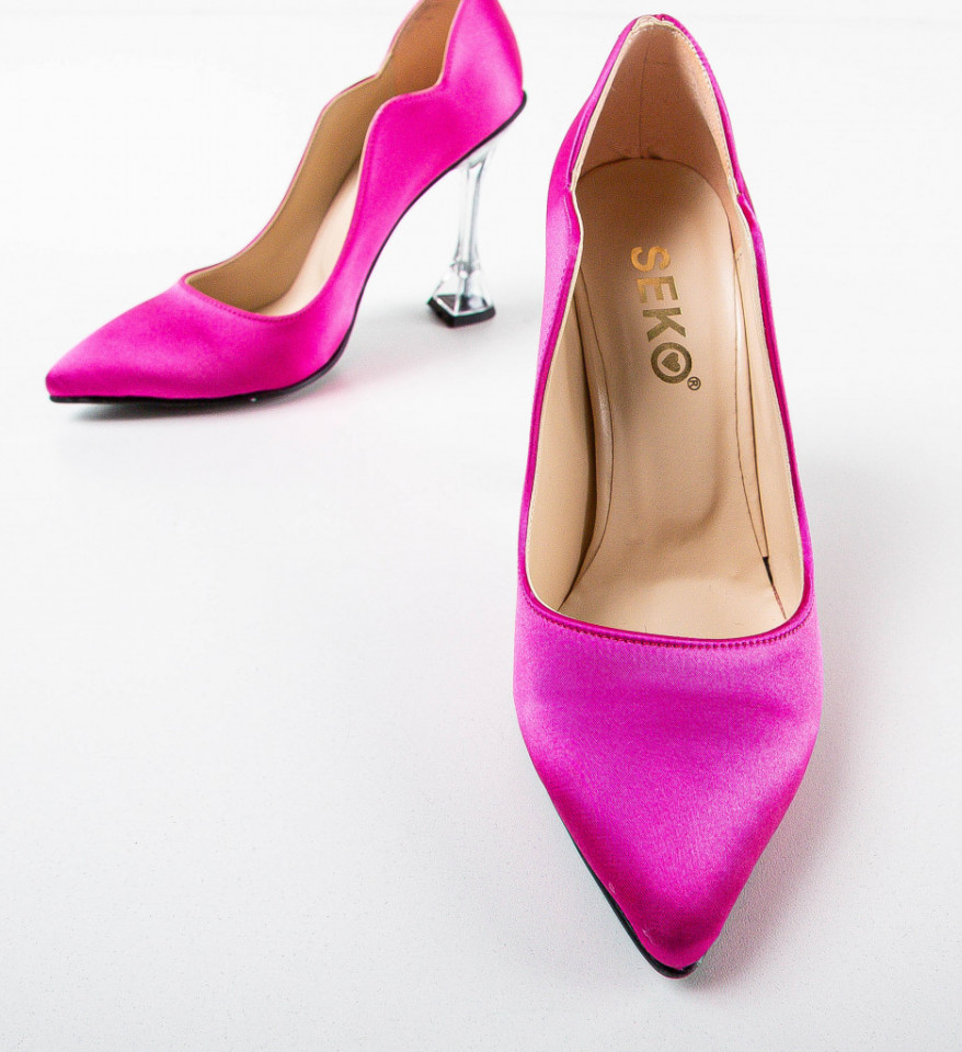 Pantofi Hajua Fuchsia - Img 4