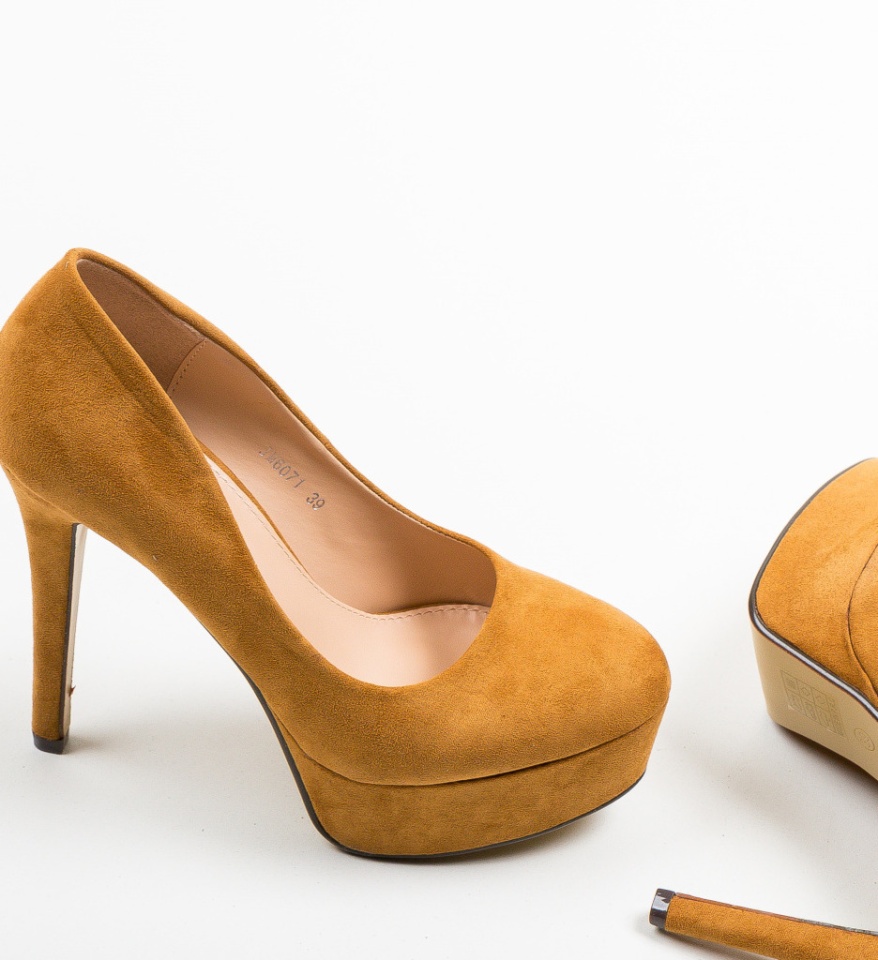 Pantofi Pitt Camel - Img 4