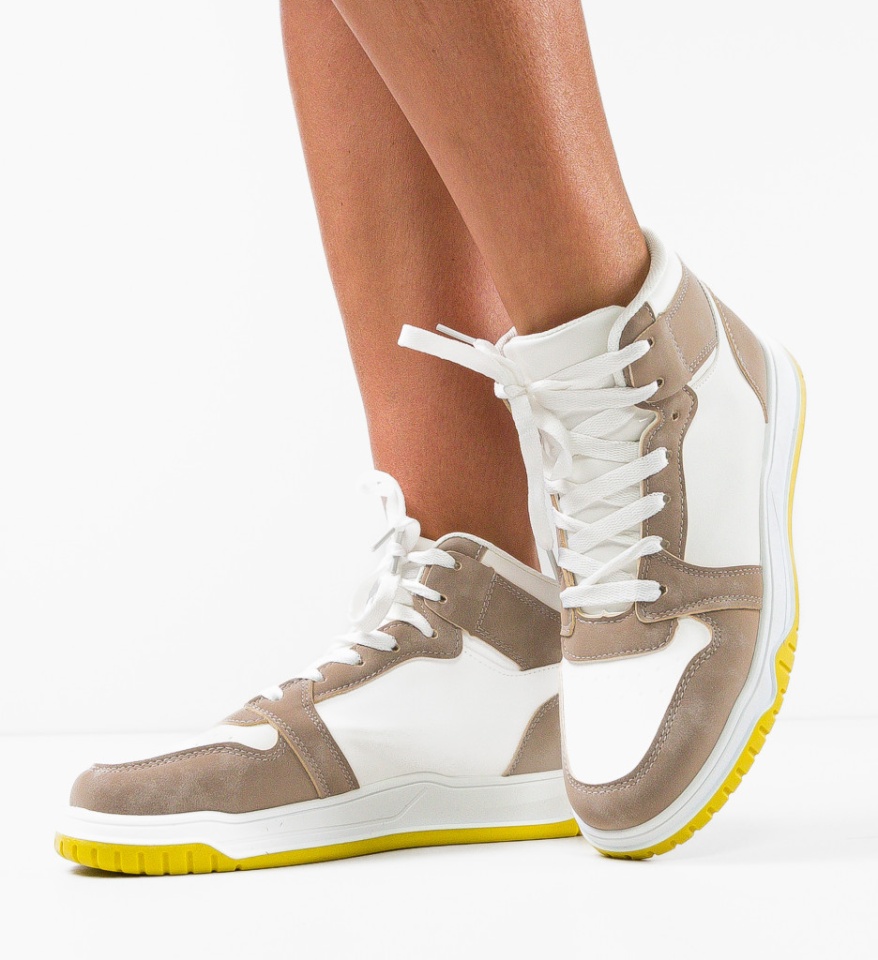 Pantofi Sport Abbey Khaki - Img 6