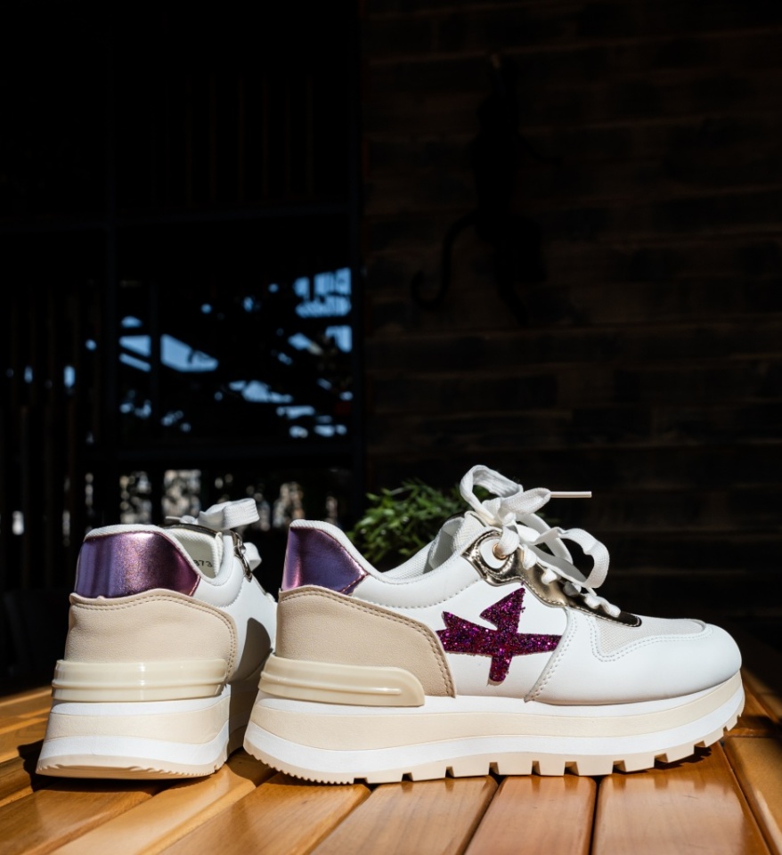 Pantofi Sport Keiro Roz - Img 2