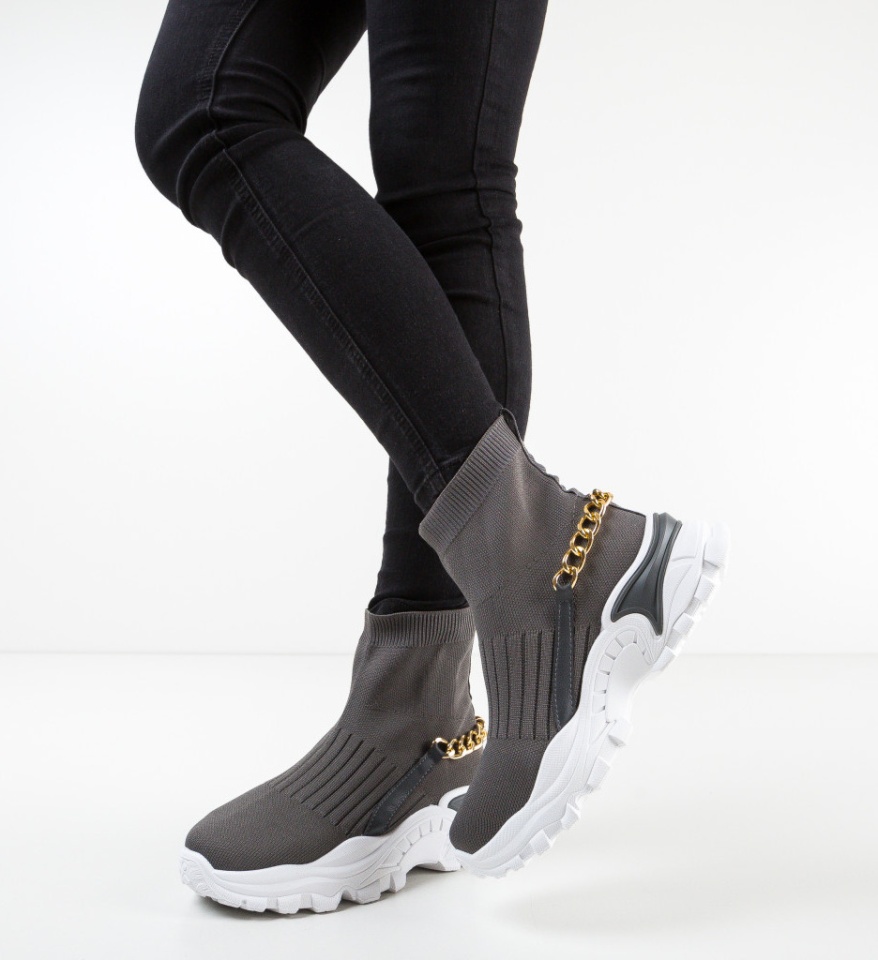 Pantofi Sport Lamar Gri - Img 4