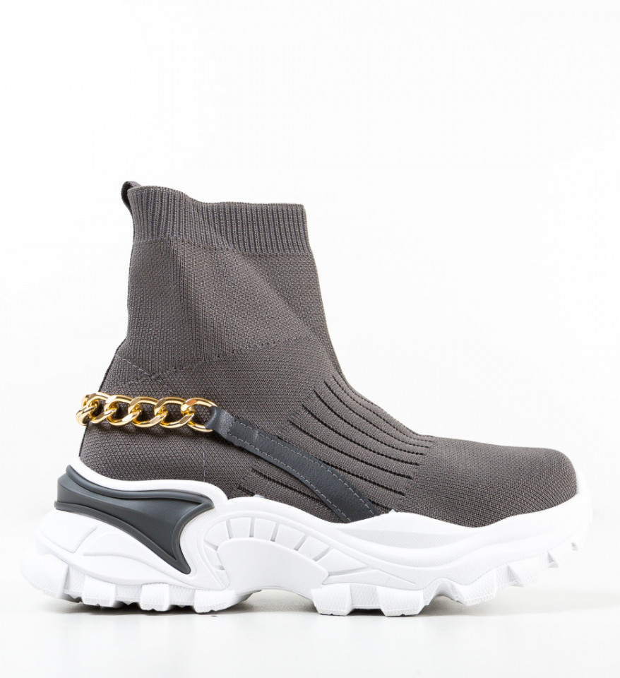 Pantofi Sport Lamar Gri - Img 11