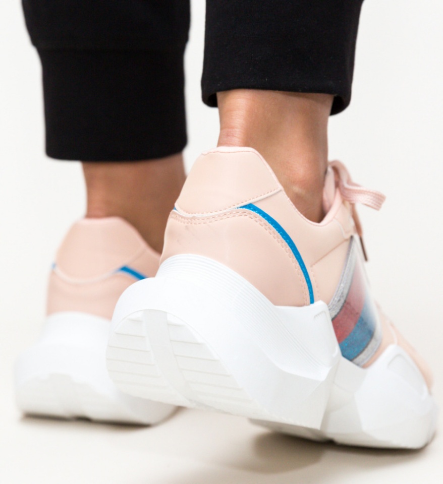Pantofi Sport Maloy Roz - Img 13